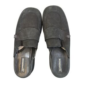 Romika Women Dark Gray Suede Slip On Mule Shoe Size EUR‎ 41 US 10/10.5 Pre Owned